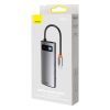 Daudzfunkcionāls USB rumbas 5W1 USB-C PD 100W HDMI pelēks