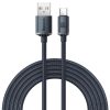 Kabelis Kabelis ātrai uzlādēšanai un USB-C 100W USB-C 2M melno datu pārsūtīšanai un pārsūtīšanai