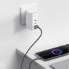 Kabelis Kabelis ātrai uzlādēšanai un USB-C 100W USB-C 2M melno datu pārsūtīšanai un pārsūtīšanai