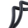 Kabelis Kabelis ātrai uzlādēšanai un USB-C 100W USB-C 2M melno datu pārsūtīšanai un pārsūtīšanai
