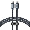 Kabelis Kabelis ātrai uzlādēšanai un datiem pārsūtiet USB-C USB-C 100W 1
