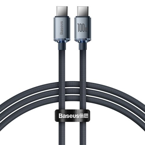 Kabelis Kabelis ātrai uzlādēšanai un datiem pārsūtiet USB-C USB-C 100W 1