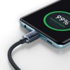 Kabelis Kabelis ātrai uzlādēšanai un datiem pārsūtiet USB-C USB-C 100W 1,2m melno melno