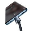Kabelis Kabelis ātrai uzlādēšanai un datiem pārsūtiet USB-C USB-C 100W 1,2m melno melno