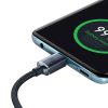 Kabelis Kabelis ātrai uzlādēšanai un datiem pārsūtiet USB-C USB-C 100W 1,2m melno melno