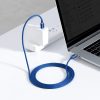 Kabelis Kabelis ātrai uzlādēšanai un datiem pārsūtiet USB-C USB-C 100W 2M Blue