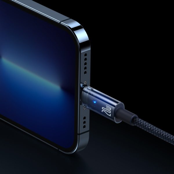 Explorer Series Cable USB-C iPhone Lightning 20W 1M Blue