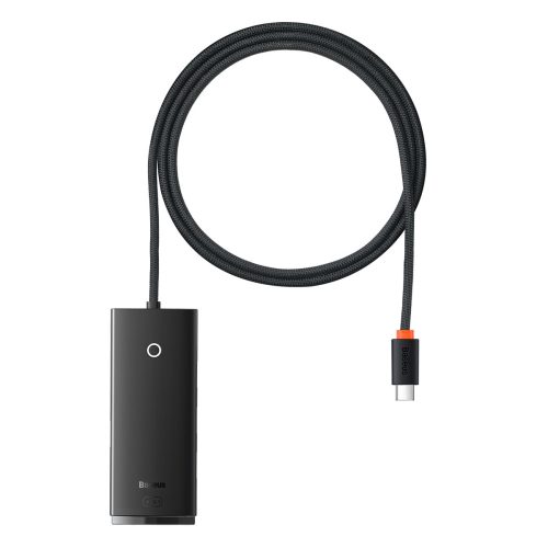 Lite Series Hub USB-C 4X USB 3.0 1M melnais adapteris