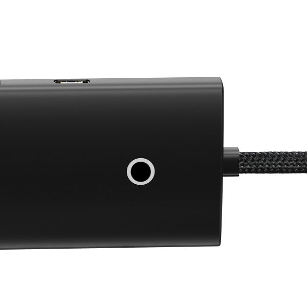 1018407-7-lite-series-przejsciowka-hub-usb-c-4-us-baseus-hurtownia-sklep Lite Series Hub USB-C 4X USB 3.0 2M melnais adapteris