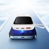 QPOW PowerBank 1000MAH Build -In USB tipa C 22.5W Ātrais uzlādes baltais kabelis