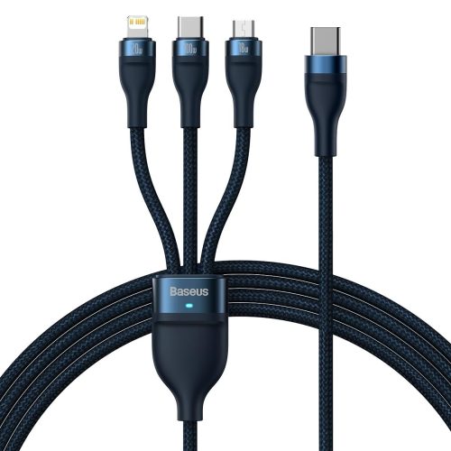 Flash Series II USB-C USB kabeļa tips i iphone zibens microUSB 100W 1
