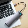 Daudzfunkcionālais centrs 12in1 USB-C HDMI DP USB-C minijack 3,5mm RJ45 SD