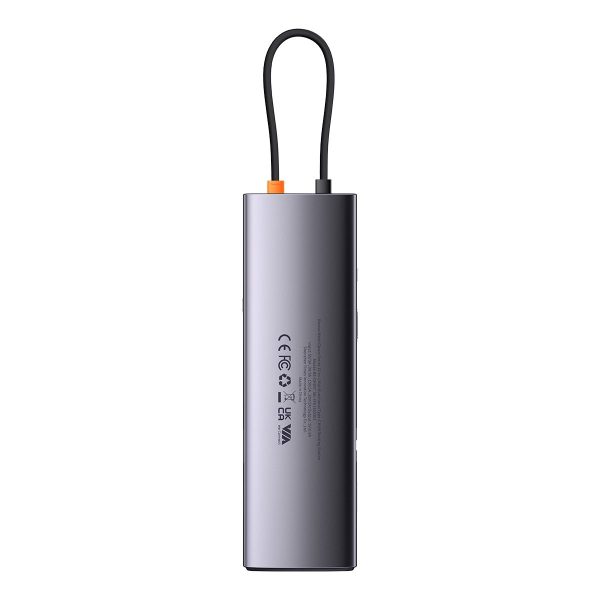 Daudzfunkcionālais centrs 12in1 USB-C HDMI DP USB-C minijack 3,5mm RJ45 SD