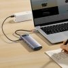Daudzfunkcionālais centrs 12in1 USB-C HDMI DP USB-C minijack 3,5mm RJ45 SD