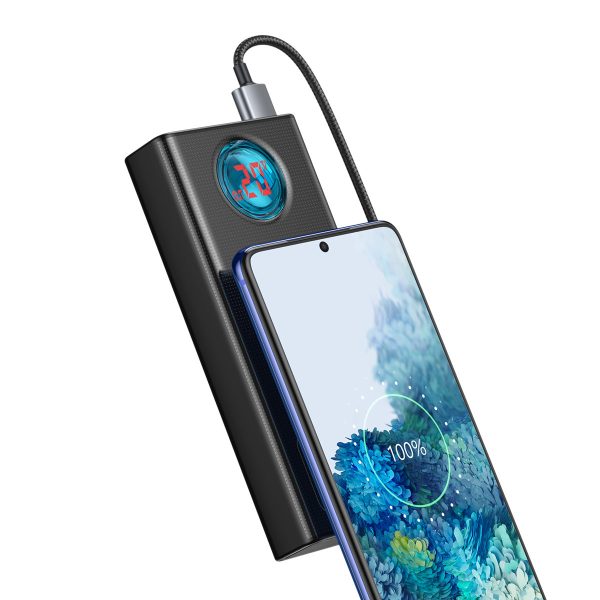 Ambligt PowerBank 65W 30000mAh aizjūras izdevums Melnais