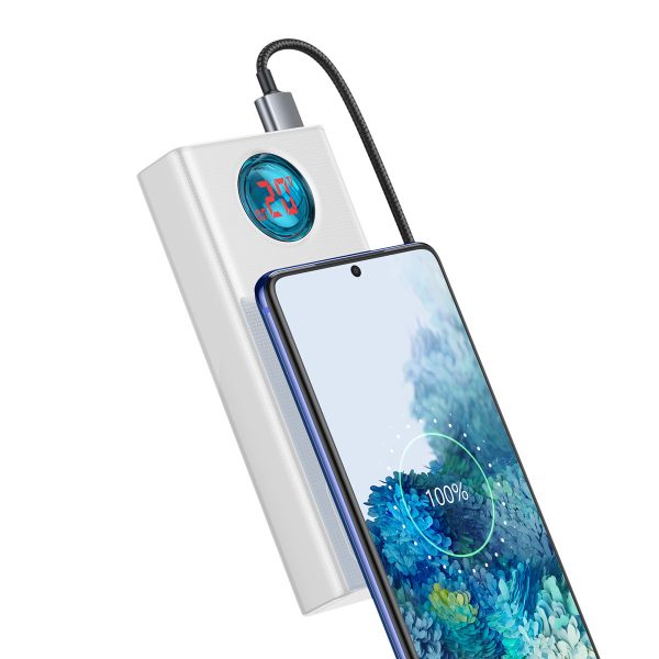Ambligt PowerBank 65W 30000mAh aizjūras izdevums balts