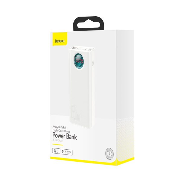 Ambligt PowerBank 65W 30000mAh aizjūras izdevums balts