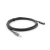 Mini Jack Women's Extensioner Aux 3M melnais pagarinājums