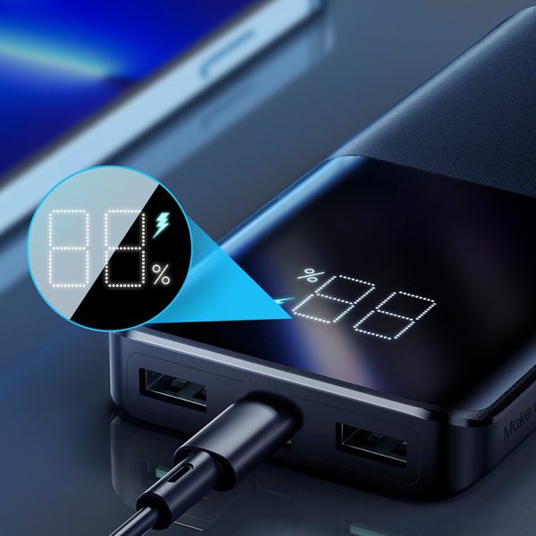 PowerBank 22,5W 1000MAH PD QC3.0 AFC melnais