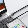 1018524-9-katowy-kabel-przewod-power-delivery-z-bo-baseus-hurtownia-sklep Leņķa kabeļa barošanas piegādes kabelis ar USB-C sānu spraudni iPhone Lightning 1m 20 W Black