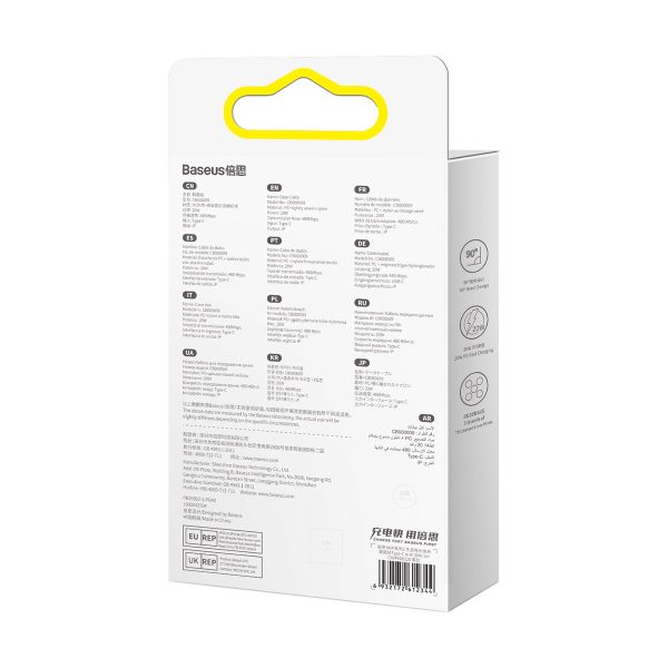 Leņķa kabeļa barošanas piegādes kabelis ar USB-C sānu spraudni iPhone Lightning 1M 20 W Red Red