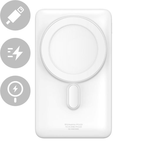 PowerBank ar bezvadu uzlādes magSafe 1000mAh 20W USB-C 0