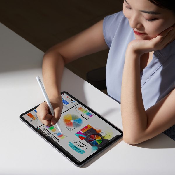 Bezvadu irbulis ar iPad White + nomaināmu galu