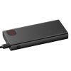 Adaman PowerBank ar ātru uzlādi 20 000 mAh 22,5 W USB-C kabelis 0,3 m melns