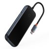AMEJOY HUB 4-POPT USB-C 3XUSB 3.0 tumši pelēks