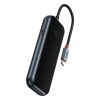 AMEJOY HUB 4-POPT USB-C 3XUSB 3.0 tumši pelēks