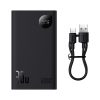 PowerBank ar 20 000 mAh 30W 2xUSB 1xUSB-C ātrais lādiņš SCP Vooc Black