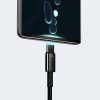 Volframa zelta kabelis USB-USB-C 480MB-S 100W 1M melns kabelis