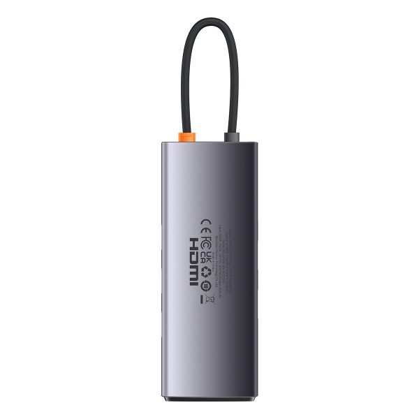 Baday Hub 6in1 USB-C 3xUSB HDMI RJ45 PD GREY