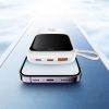 PowerBank ar ātru uzlādi 1000mAh 20W QC-PD-SCP-FCP kabelis iphone zibens balts
