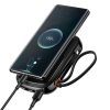 5W QC-PD-SCP-FCP USB-C kabelis melns