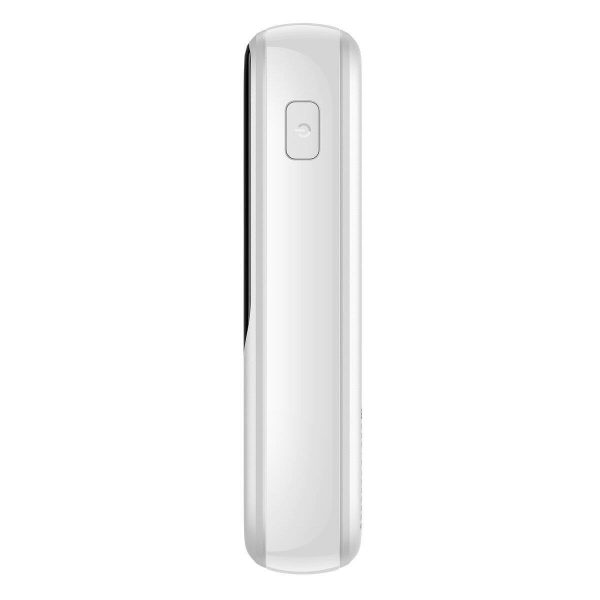 PowerBank ar ātru uzlādi 1000mAh 22,5W QC-PD-SCP-FCP USB-C kabeļa baltais