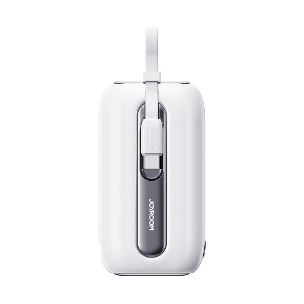PowerBank 1000mah krāsainas sērijas 22.5W ar USB-C kabeļiem un iPhone zibens baltiem