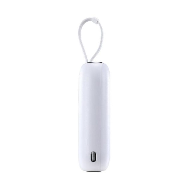 PowerBank 1000mah krāsainas sērijas 22.5W ar USB-C kabeļiem un iPhone zibens baltiem