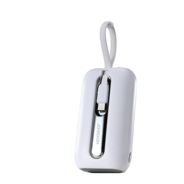 PowerBank 1000mah krāsainas sērijas 22.5W ar USB-C kabeļiem un iPhone zibens baltiem