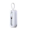 PowerBank 1000mah krāsainas sērijas 22.5W ar USB-C kabeļiem un iPhone zibens baltiem