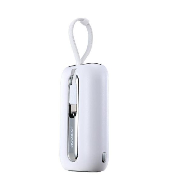 PowerBank 1000mah krāsainas sērijas 22.5W ar USB-C kabeļiem un iPhone zibens baltiem