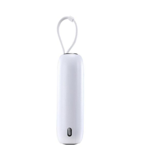 PowerBank 1000mah krāsainas sērijas 22.5W ar USB-C kabeļiem un iPhone zibens baltiem