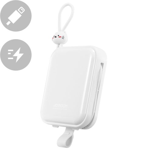 PowerBank ar bāzes USB-C kabeli un iPhone Lightning Cutie Series 1000MAH 22.5W White White
