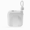 PowerBank ar bāzes USB-C kabeli un iPhone Lightning Cutie Series 1000MAH 22.5W White White