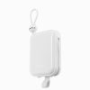 PowerBank ar bāzes USB-C kabeli un iPhone Lightning Cutie Series 1000MAH 22.5W White White