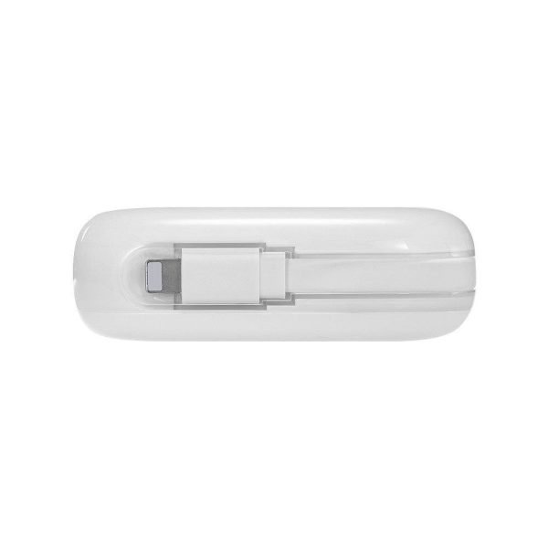 PowerBank 1000mah želejas sērija 22.5W iPhone Lightning White White