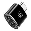 Adaptera adapteris no USB -C USB -C OTG -melns