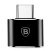 Adaptera adapteris no USB -C USB -C OTG -melns