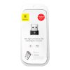 Mazs adaptera adaptera spraudnis no USB -C savienotāja uz USB - melns