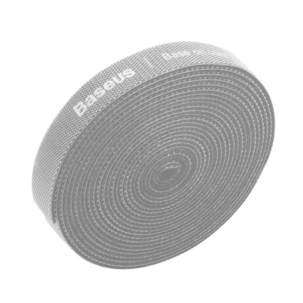 Velcro lente Velcro 3M kabeļa kabeļa organizators - pelēks